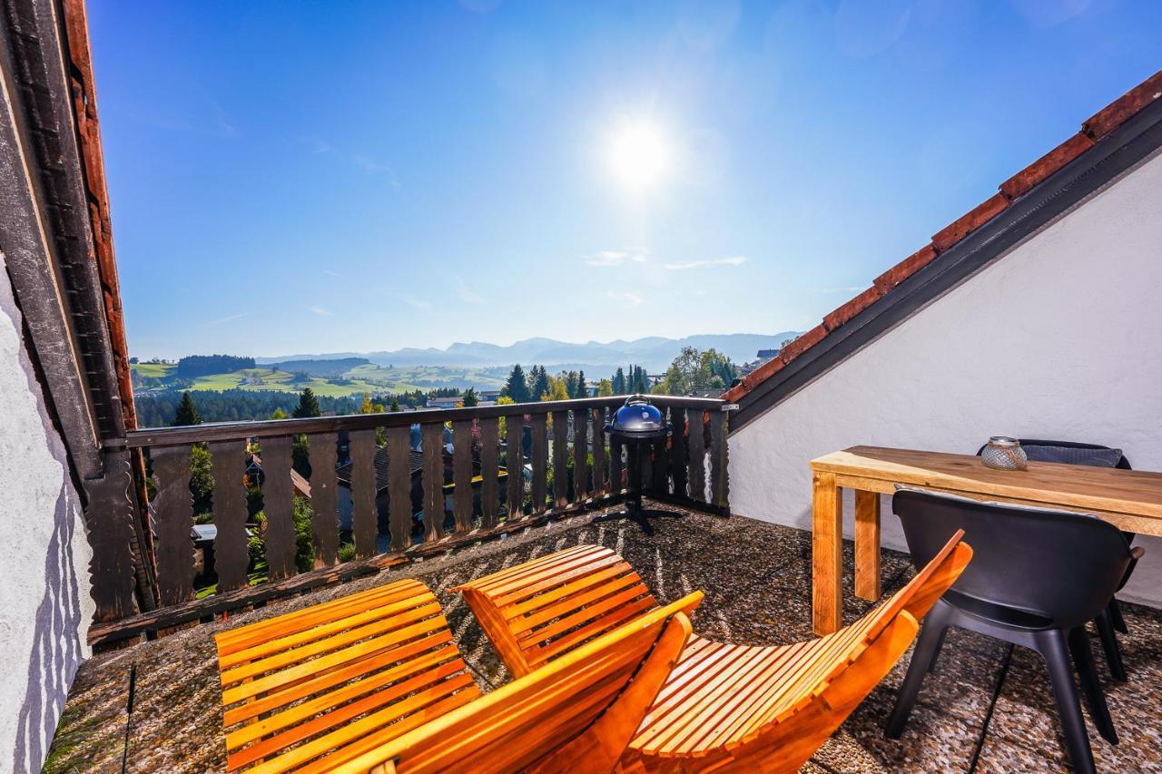 Allgaeu Chalet Mit Berg-Panorama Oberreute Bagian luar foto
